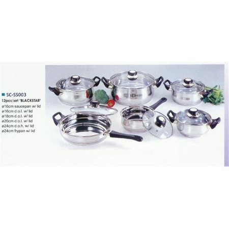 American Trading House American Trading House SC-SS003 12 pcs S/S Cookware Set SC-SS003